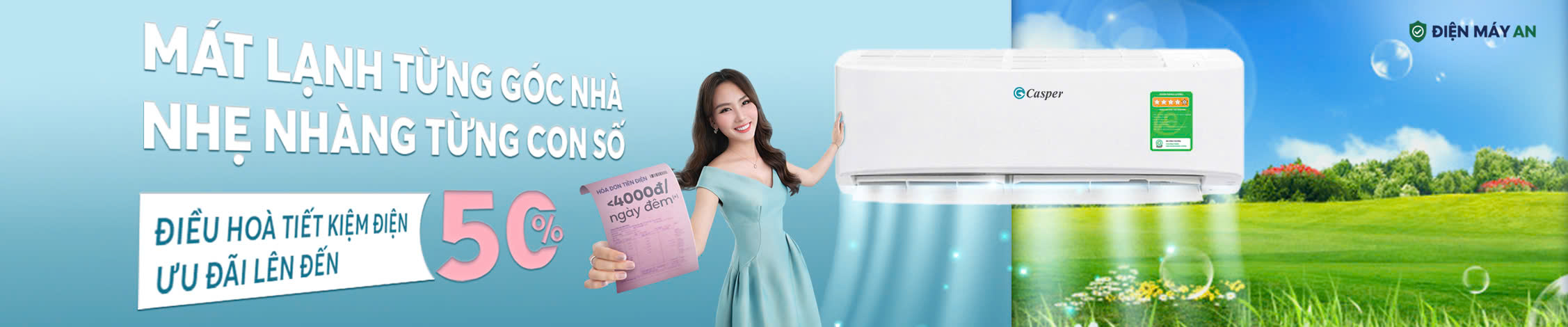 Điều hoà tiết kiệm điện - ưu đãi lên đến 50%